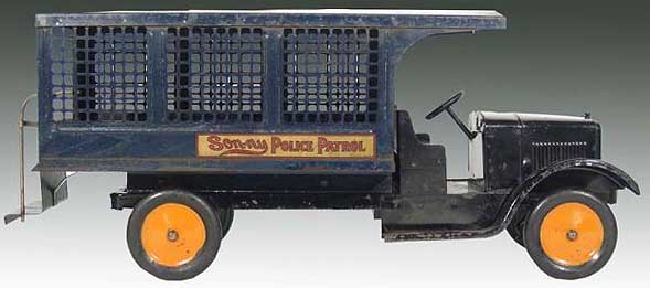 buddy l sand screener,,sonny police patrol truck,,,sonny parcel post truck,,,sonny dump truck,sonny moving van truck,sonny railway express truck,sonny,dayton toys,buddy l,buddy l toys,antique,,,antique buddy l trucks,,,buddy l sand loader,,sonny toy truck,,vintage,L