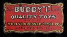 pressed steel antique buddy l toys 