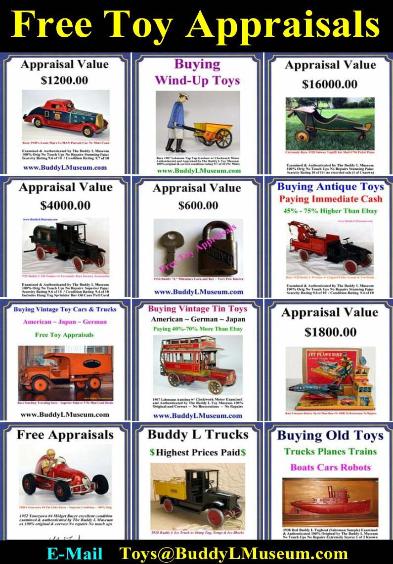 Free toy appraisals. How to date a buddy l truck. Buddy L Baggage Truck Value, Buddy L Museum buying vintage buddy l toys and trucks