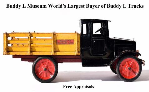 buddy l museum buying antique buddy l toys, pressed steel toys identification buying buddy l trucks