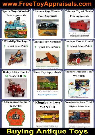 free toy appraisals buying german tin toys buying toys made in germany German toy identification