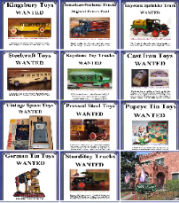 buying antique toys, buying vintage toys, vintage toy identification, antique toy identification, toy appraisal, german tin toys, vintage space toys, buddy l toys, antique toy value, vintage toy value, antique toy price guide, vintage toy price guide